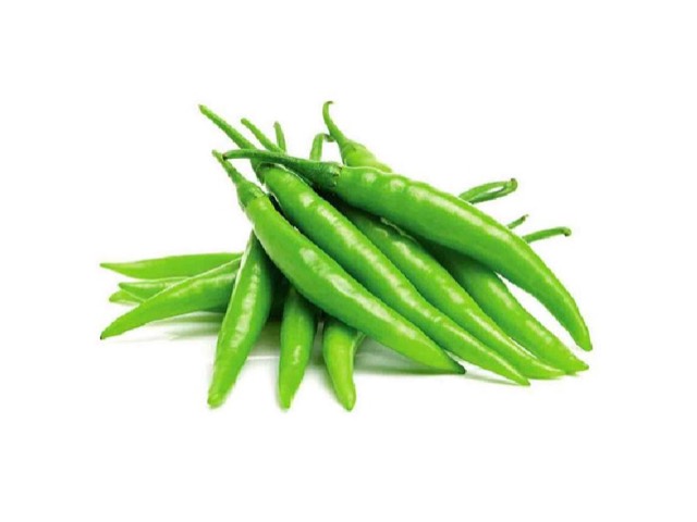 Green chillies