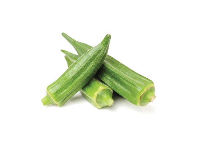 Fresh okra (bhindi)