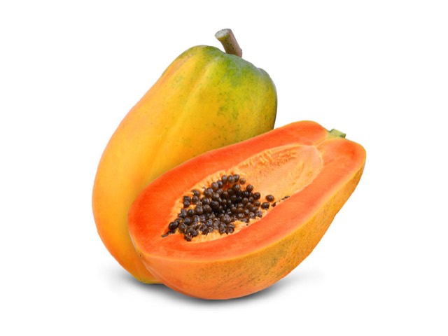 Papaya and other seasonal fruits